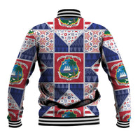 Liberia Christmas Baseball Jacket Patchwork Style