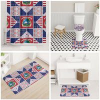 Liberia Christmas Bathroom Set Patchwork Style
