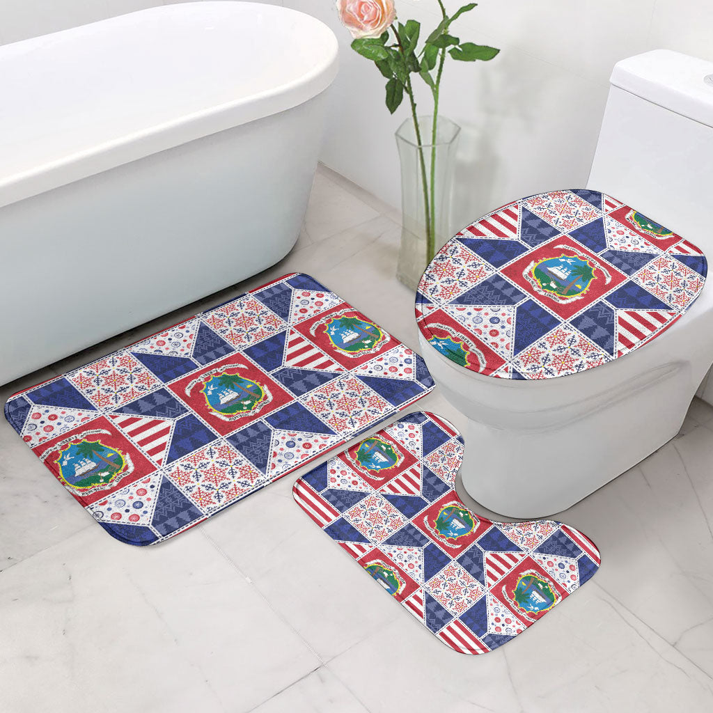 Liberia Christmas Bathroom Set Patchwork Style