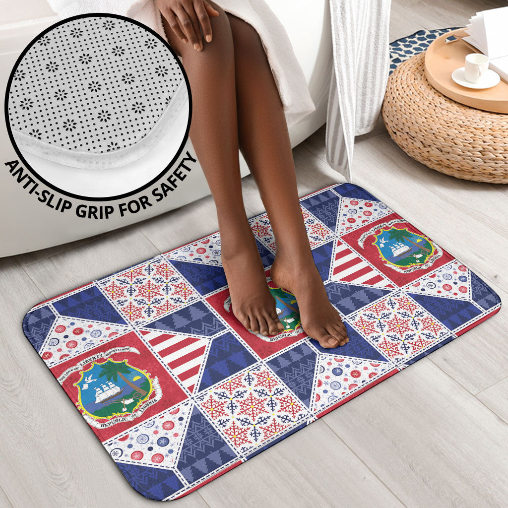 Liberia Christmas Bathroom Set Patchwork Style