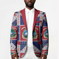 Liberia Christmas Blazer Patchwork Style