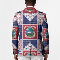 Liberia Christmas Blazer Patchwork Style