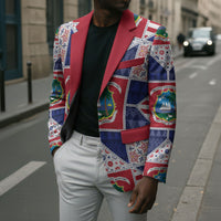 Liberia Christmas Blazer Patchwork Style