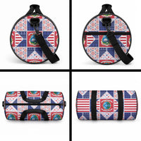 Liberia Christmas Duffle Bag Patchwork Style