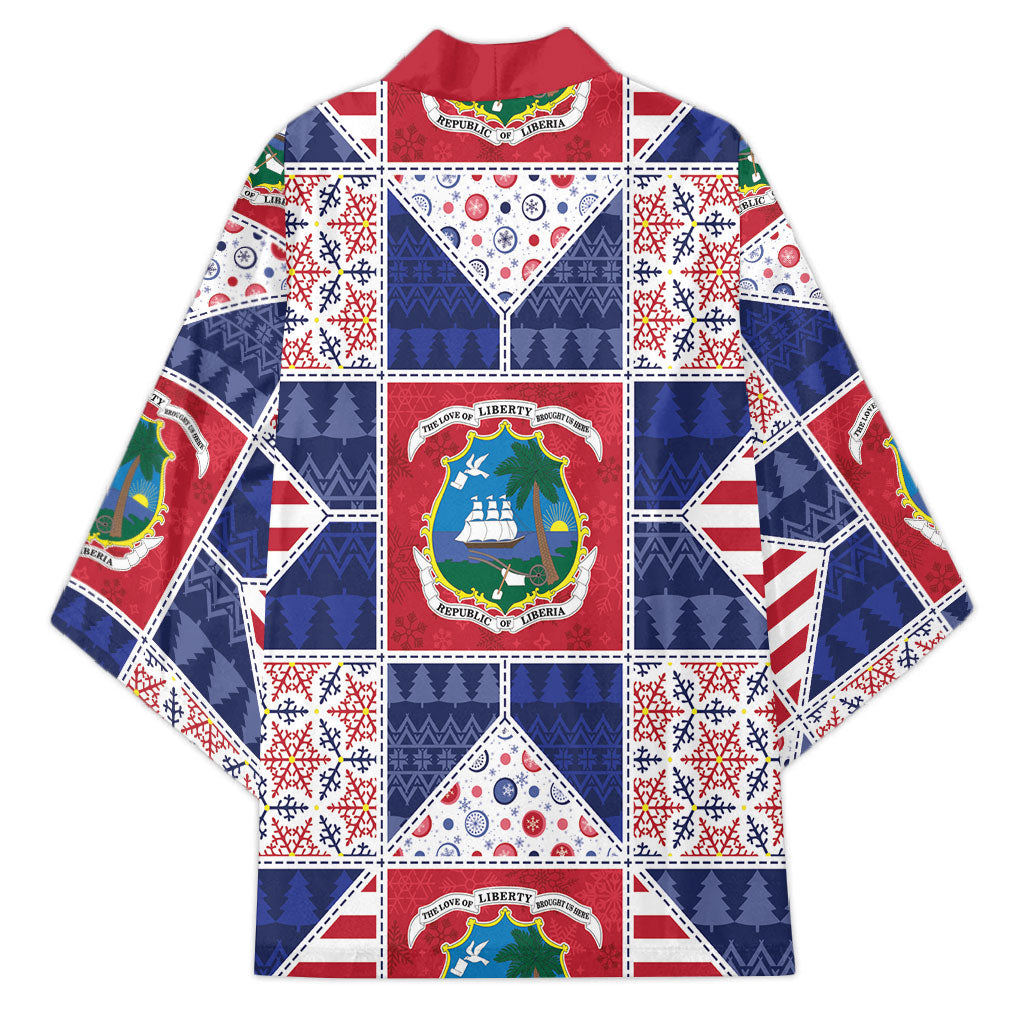 Liberia Christmas Kimono Patchwork Style