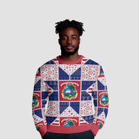 Liberia Christmas Ugly Christmas Sweater Patchwork Style