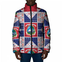 Liberia Christmas Padded Jacket Patchwork Style