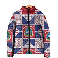 Liberia Christmas Padded Jacket Patchwork Style