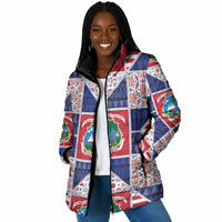 Liberia Christmas Padded Jacket Patchwork Style