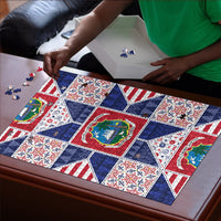 Liberia Christmas Puzzle Patchwork Style