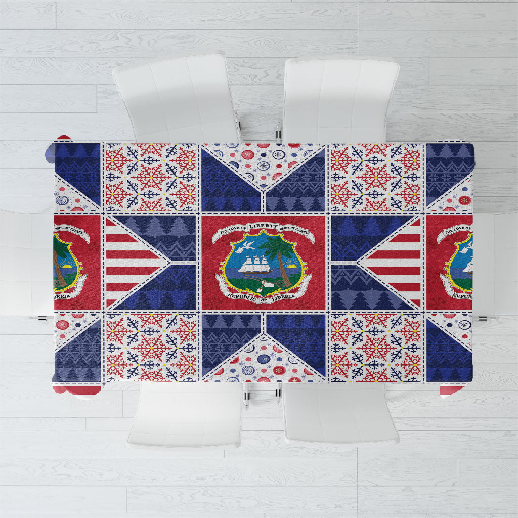 Liberia Christmas Tablecloth Patchwork Style