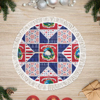 Liberia Christmas Tree Skirt Patchwork Style