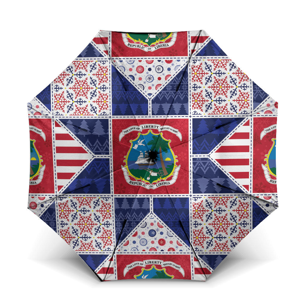 Liberia Christmas Umbrella Patchwork Style