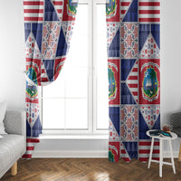 Liberia Christmas Window Curtain Patchwork Style