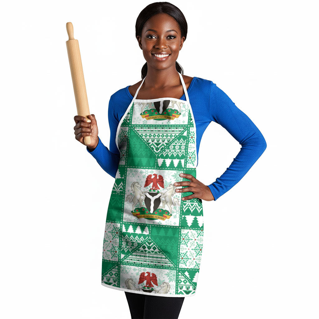 Nigeria Christmas Apron Patchwork Style