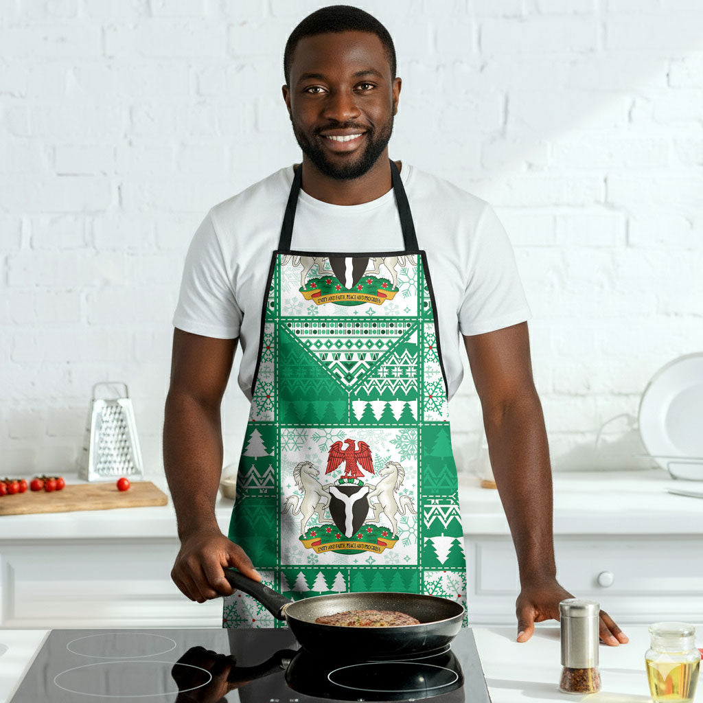 Nigeria Christmas Apron Patchwork Style