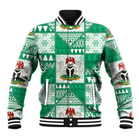 Nigeria Christmas Baseball Jacket Patchwork Style