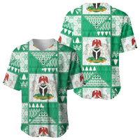 Nigeria Christmas Baseball Jersey Patchwork Style
