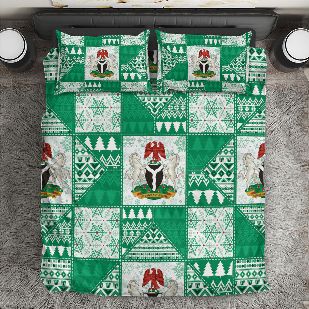 Nigeria Christmas Bedding Set Patchwork Style