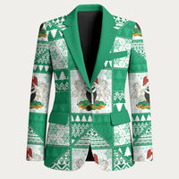 Nigeria Christmas Blazer Patchwork Style