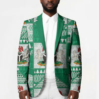 Nigeria Christmas Blazer Patchwork Style