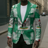 Nigeria Christmas Blazer Patchwork Style