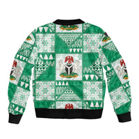 Nigeria Christmas Bomber Jacket Patchwork Style