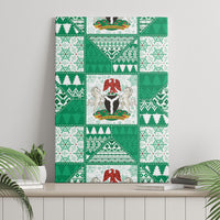 Nigeria Christmas Canvas Wall Art Patchwork Style