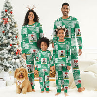 Nigeria Christmas Pajama Set Patchwork Style