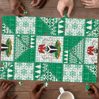 Nigeria Christmas Puzzle Patchwork Style