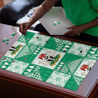 Nigeria Christmas Puzzle Patchwork Style