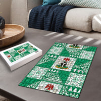 Nigeria Christmas Puzzle Patchwork Style