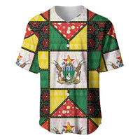 Zimbabwe Christmas Baseball Jersey Patchwork Style