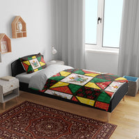 Zimbabwe Christmas Bedding Set Patchwork Style