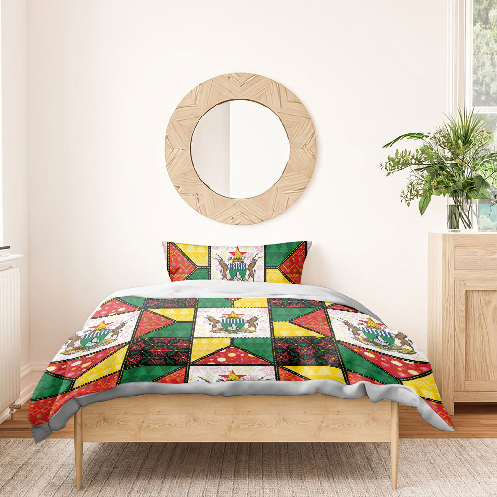 Zimbabwe Christmas Bedding Set Patchwork Style
