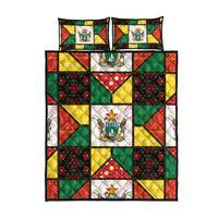 Zimbabwe Christmas Quilt Bed Set Patchwork Style