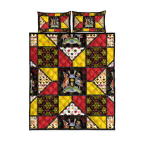 Uganda Christmas Quilt Bed Set Patchwork Style