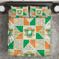 Ivory Coast Christmas Bedding Set Patchwork Style