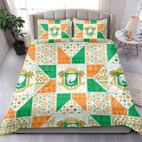 Ivory Coast Christmas Bedding Set Patchwork Style