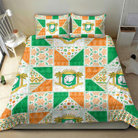 Ivory Coast Christmas Bedding Set Patchwork Style