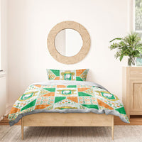 Ivory Coast Christmas Bedding Set Patchwork Style