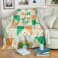 Ivory Coast Christmas Blanket Patchwork Style