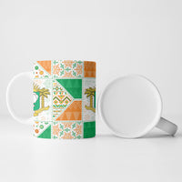 Ivory Coast Christmas Ceramic Mug Patchwork Style