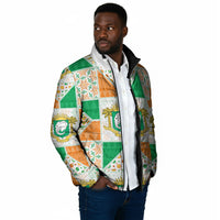 Ivory Coast Christmas Padded Jacket Patchwork Style
