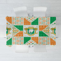 Ivory Coast Christmas Tablecloth Patchwork Style