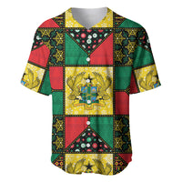 Ghana Christmas Baseball Jersey Patchwork Style