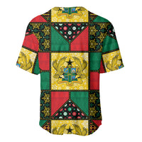Ghana Christmas Baseball Jersey Patchwork Style