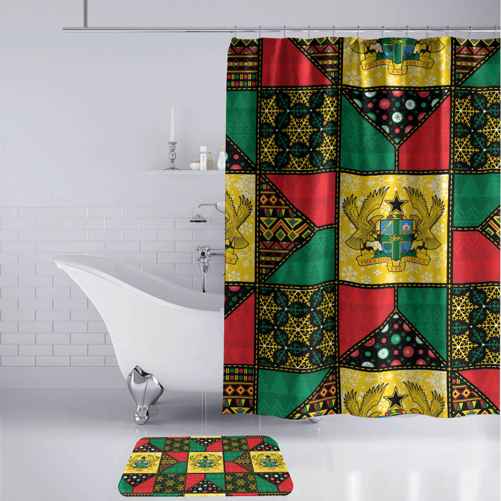 Ghana Christmas Bathroom Set Patchwork Style