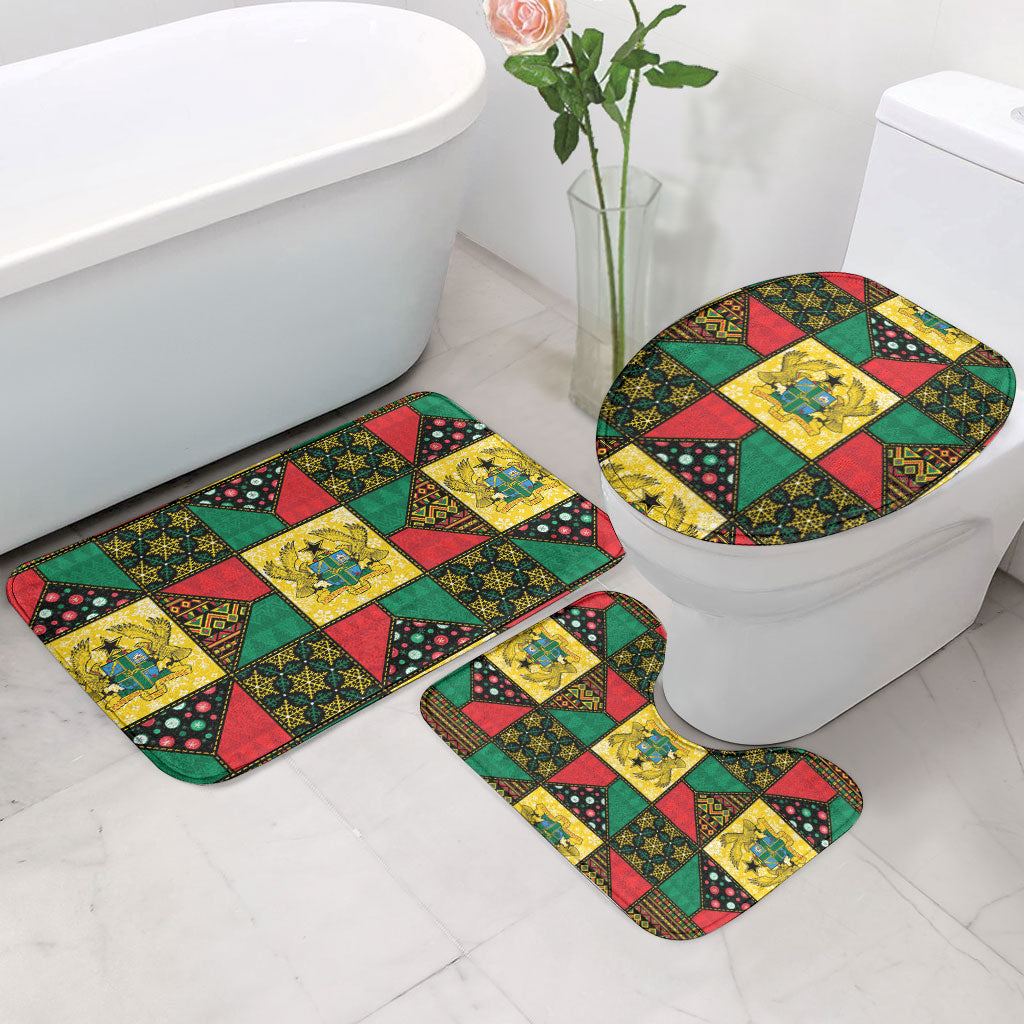 Ghana Christmas Bathroom Set Patchwork Style
