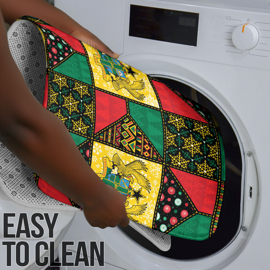 Ghana Christmas Bathroom Set Patchwork Style